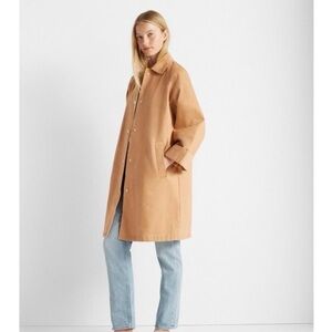 Club Monaco Canvas Women's Tan Coat
